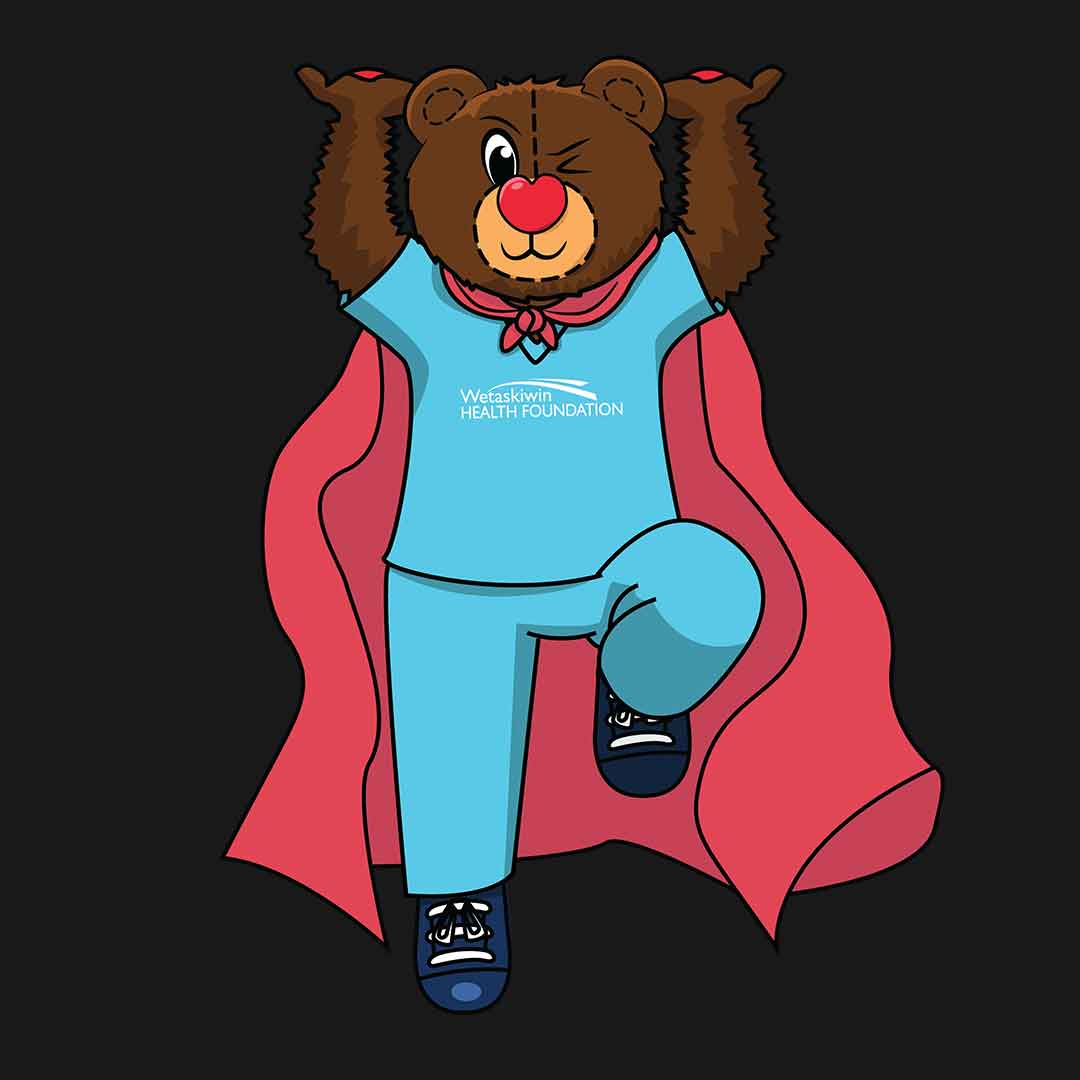 Hero Mascot - Wetaskiwin Hospital Foundation