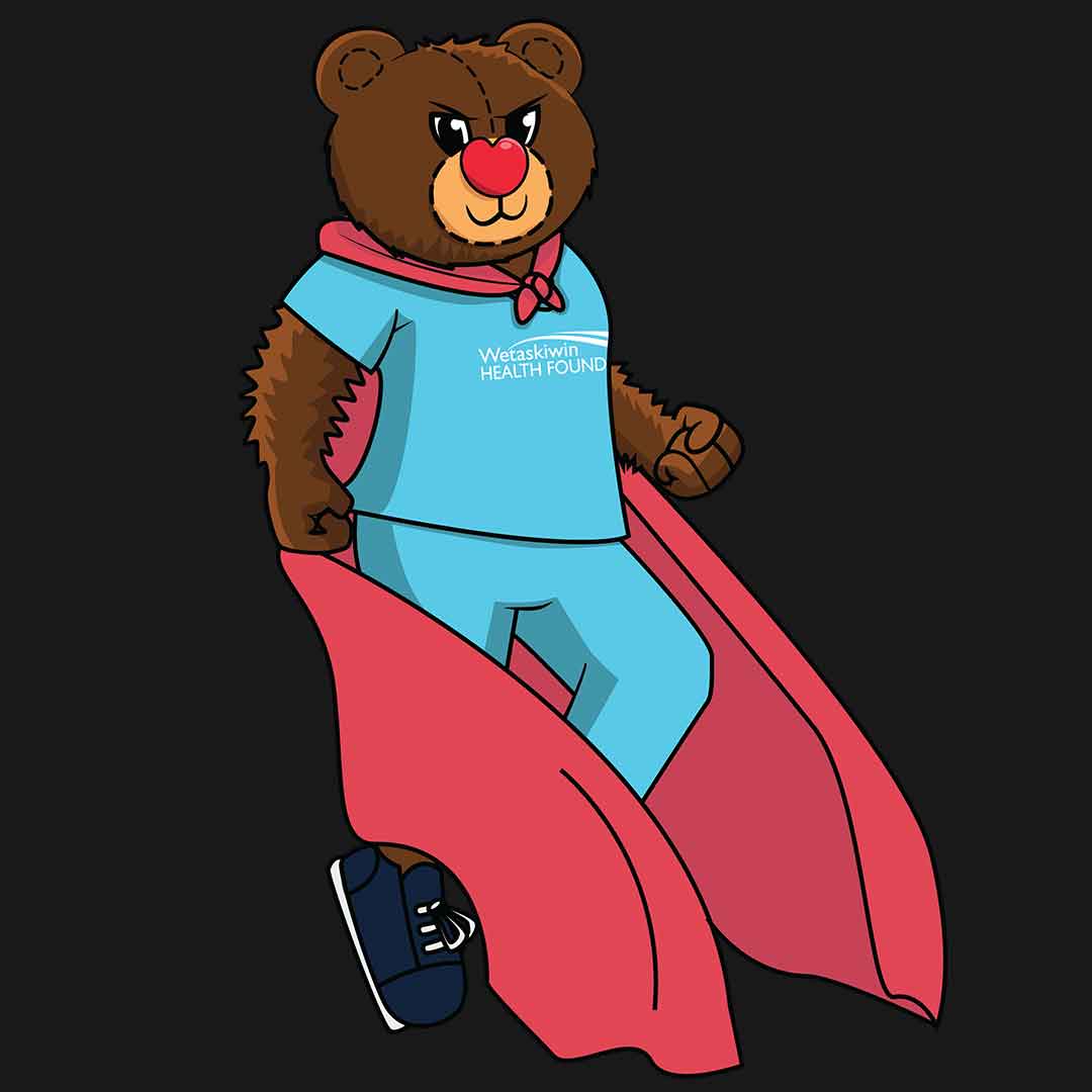 Hero Mascot - Wetaskiwin Hospital Foundation