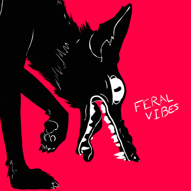 Fetal Coyote Poster Style Art